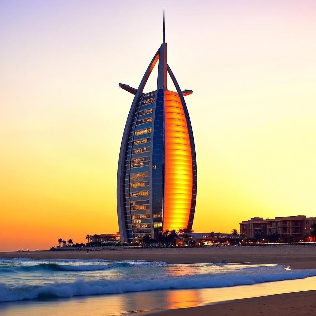 Jantar no Burj Al Arab — ponto turístico do roteiro da Mais Viagens Chapecó