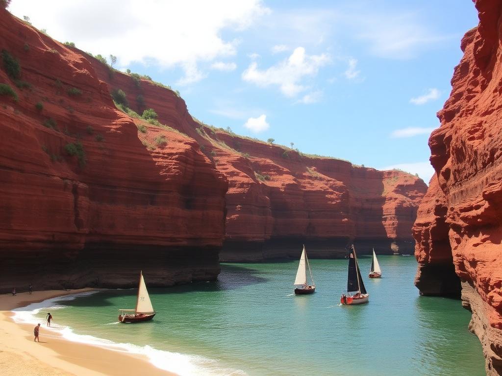 Canoa Quebrada — ponto turístico do roteiro da Mais Viagens Chapecó