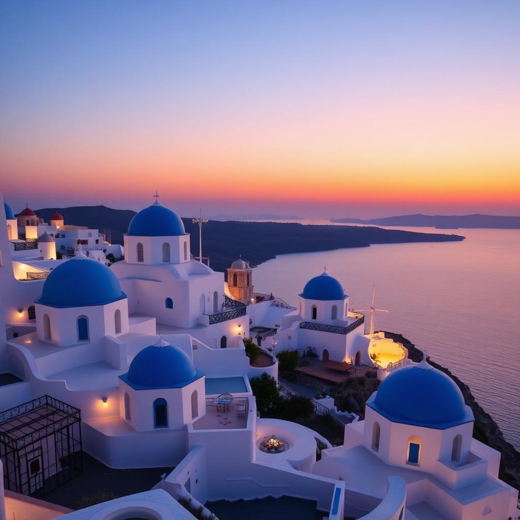 Santorini — ponto turístico do roteiro da Mais Viagens Chapecó